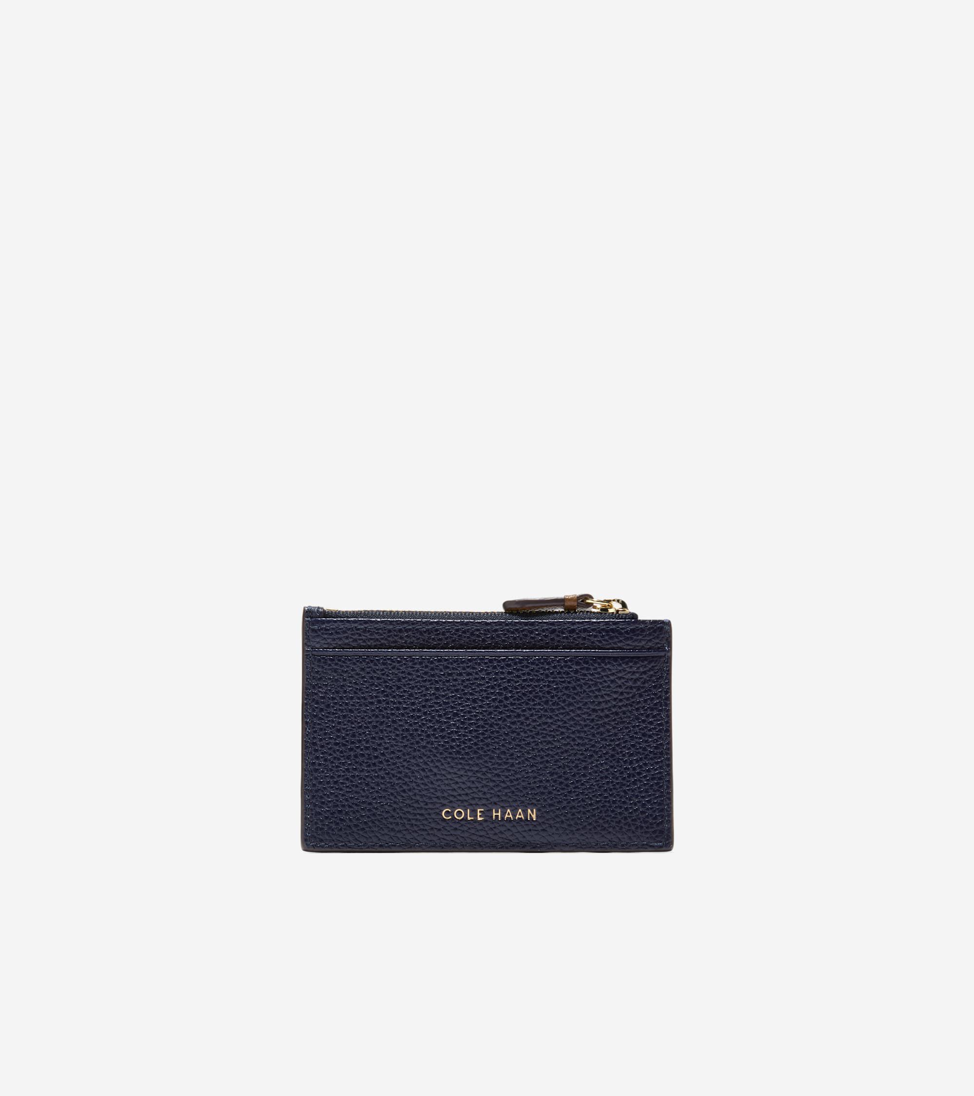 Women's Leather Zip Card Case - Image 2