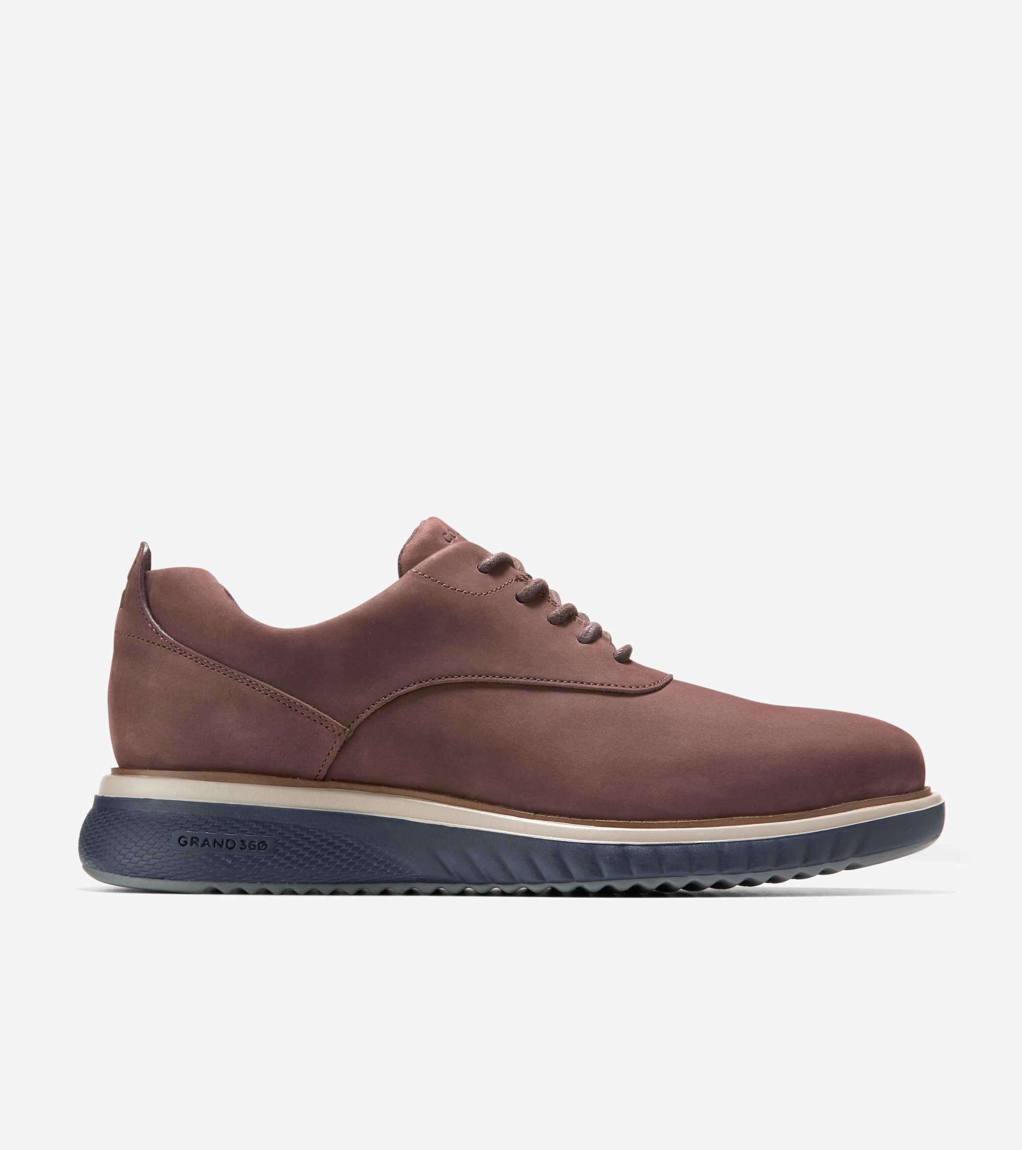 Men's ZERØGRAND Eon Plain Toe Oxfords