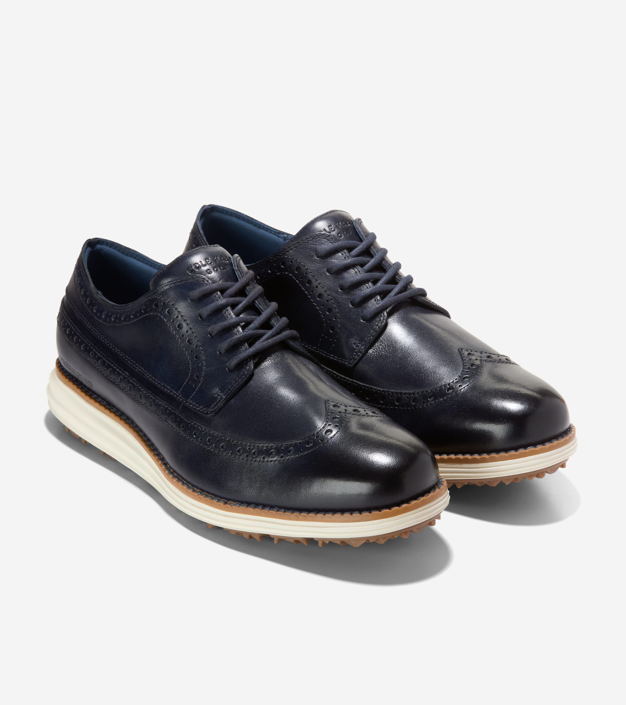 Men's ØriginalGrand Wingtip Oxford Waterproof Golf Shoes - Image 5