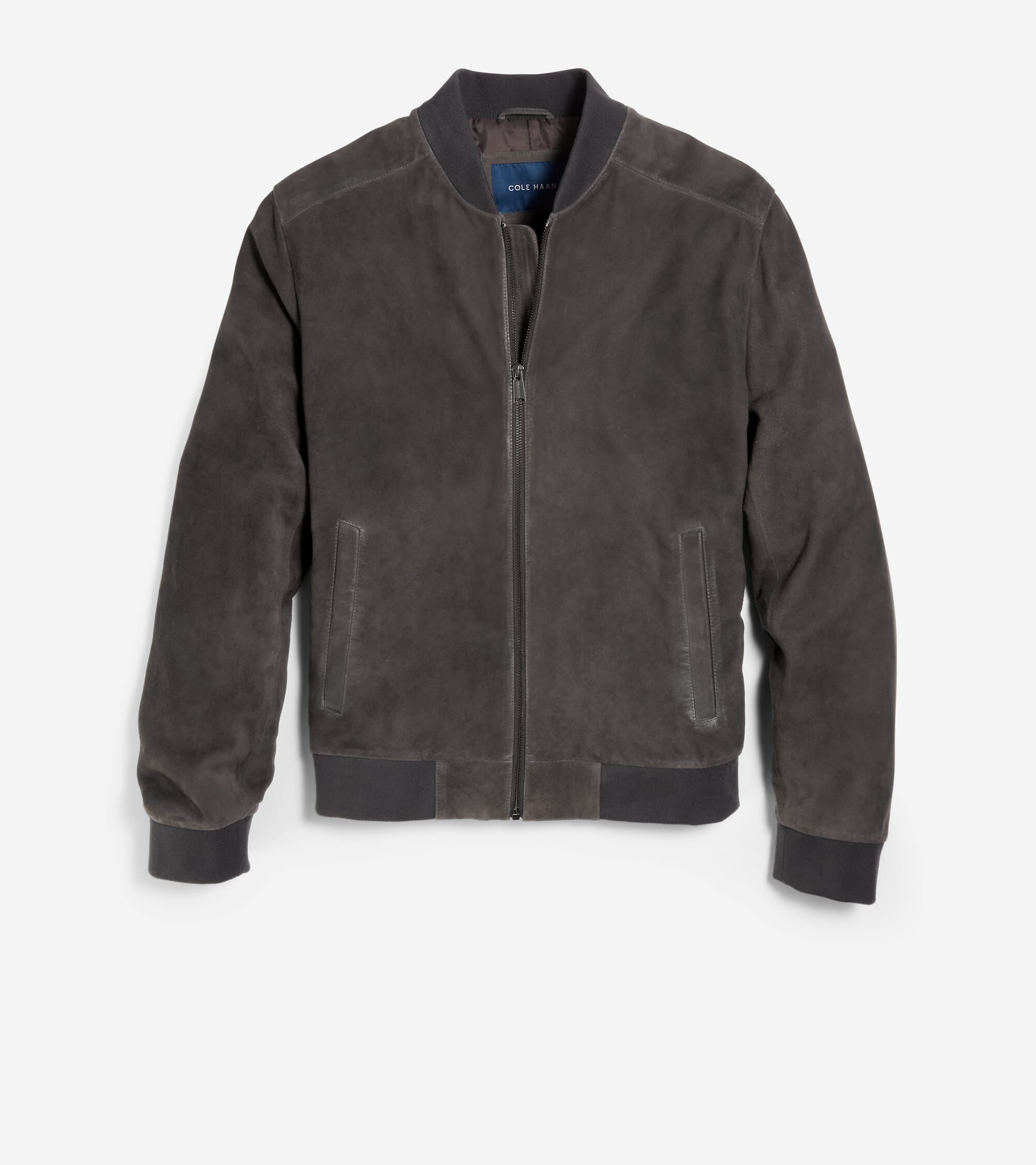 Men's Zip-up Suede Jacket - Image 2