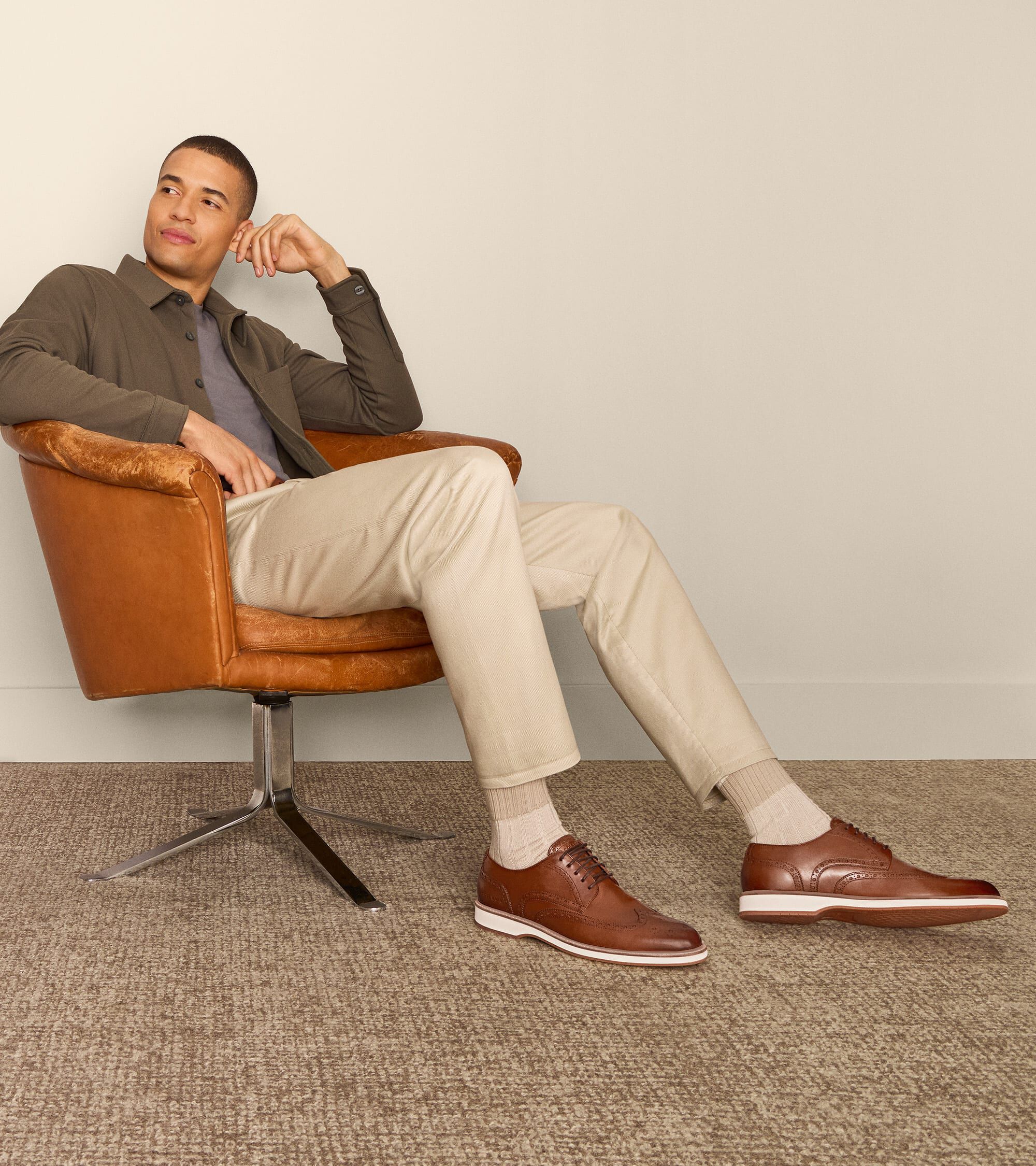 Men's Morse Grand Wingtip Oxfords - Image 2