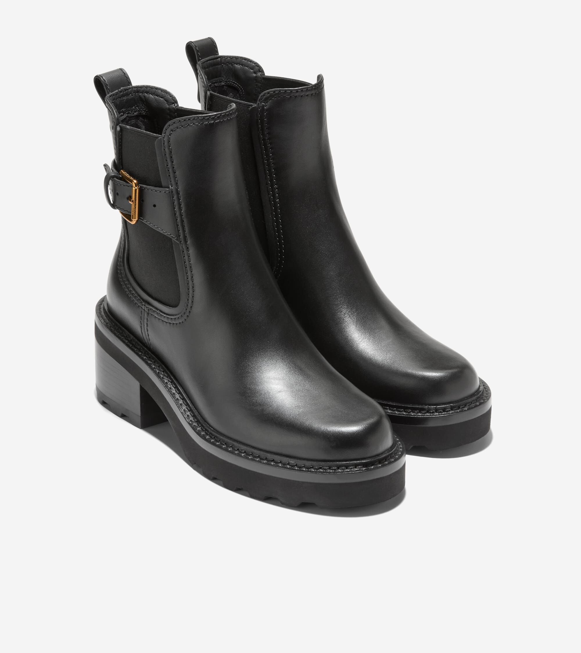 Women's Shibley Waterproof Lug Buckle Booties - Image 5