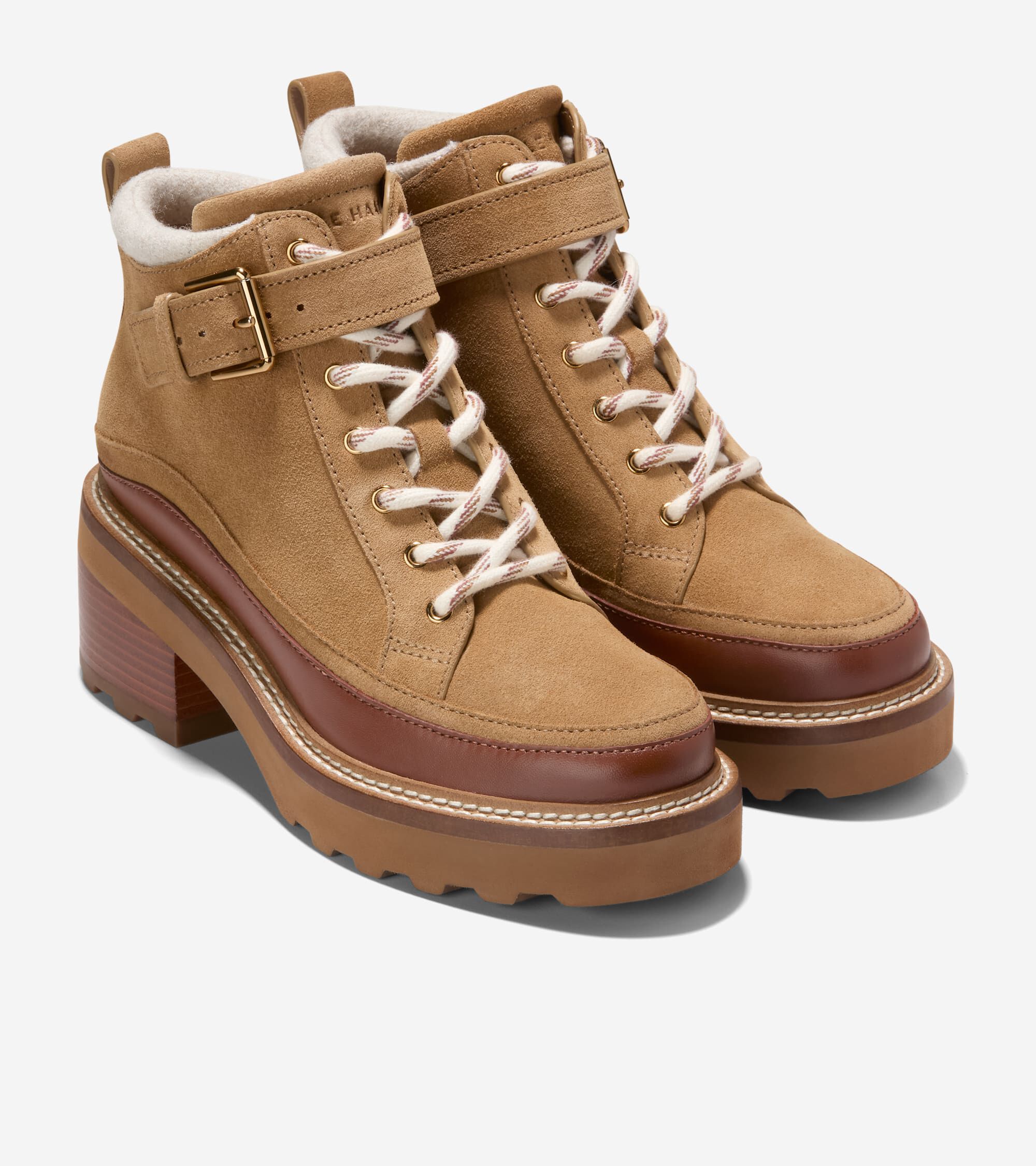 Women's Shibley Waterproof Lace-Up Booties - Image 6
