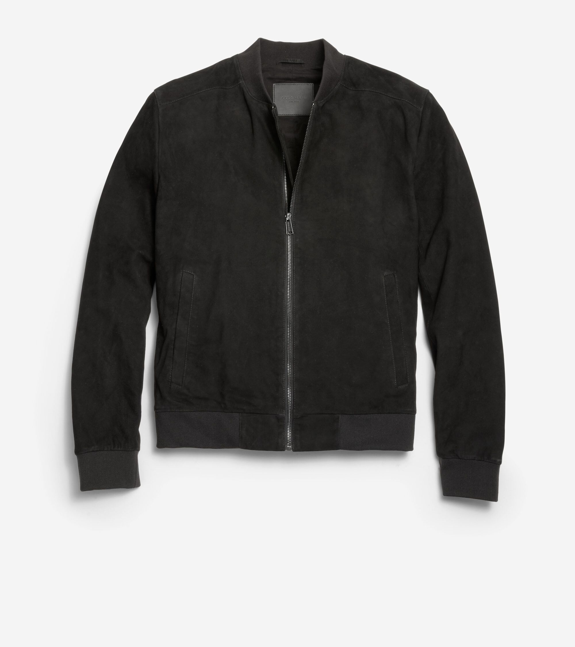 Men's Zip-up Suede Jacket - Image 2