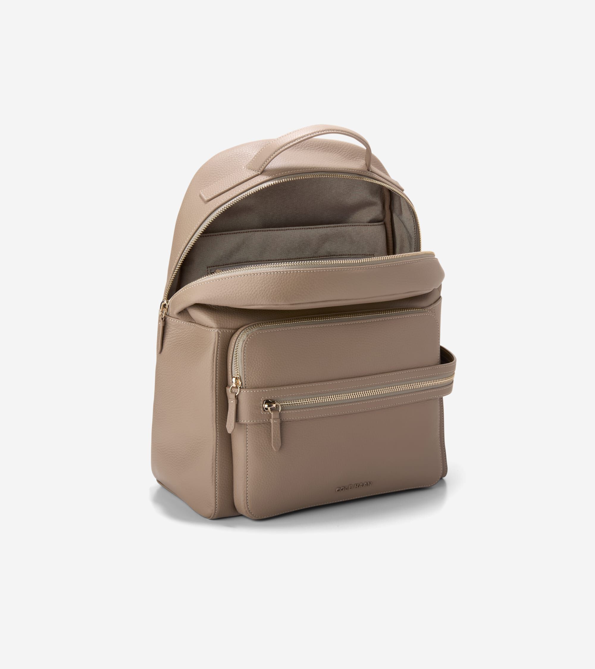 Women's Davis Leather Backpack - Image 7