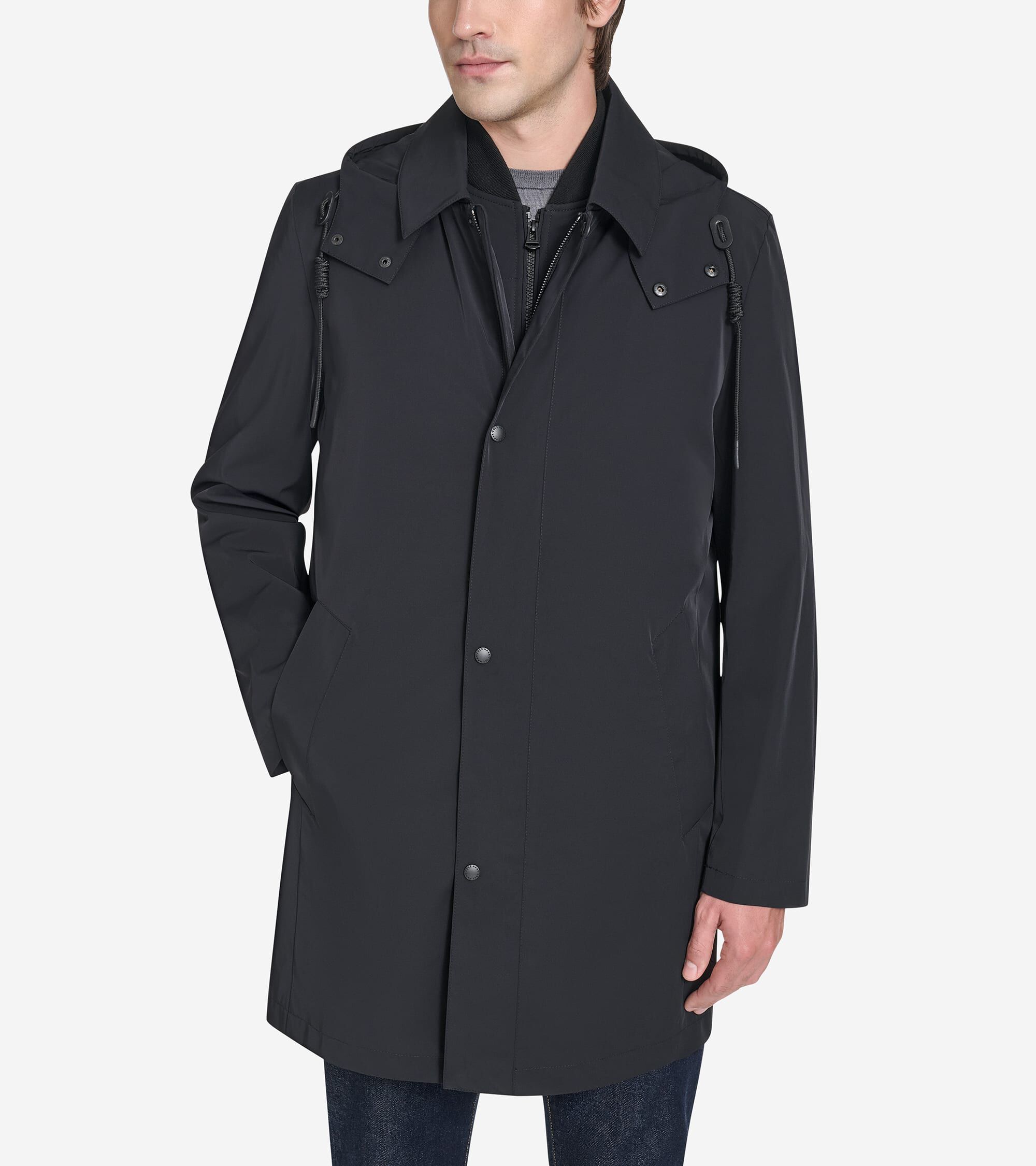 Men's 3-in-1 Hooded Mac Coat