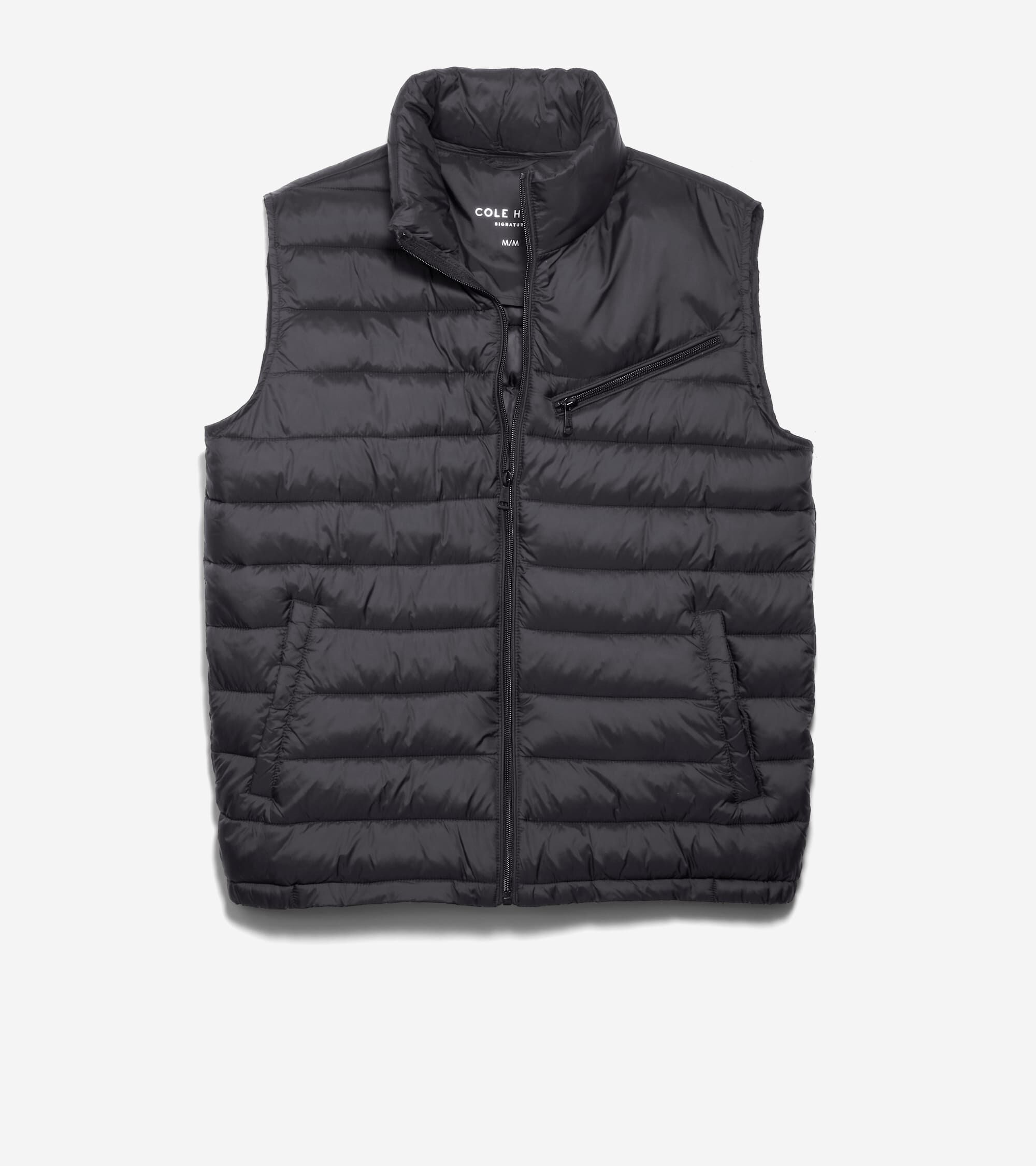 Men's Zip Front Quilted Vest - Image 2