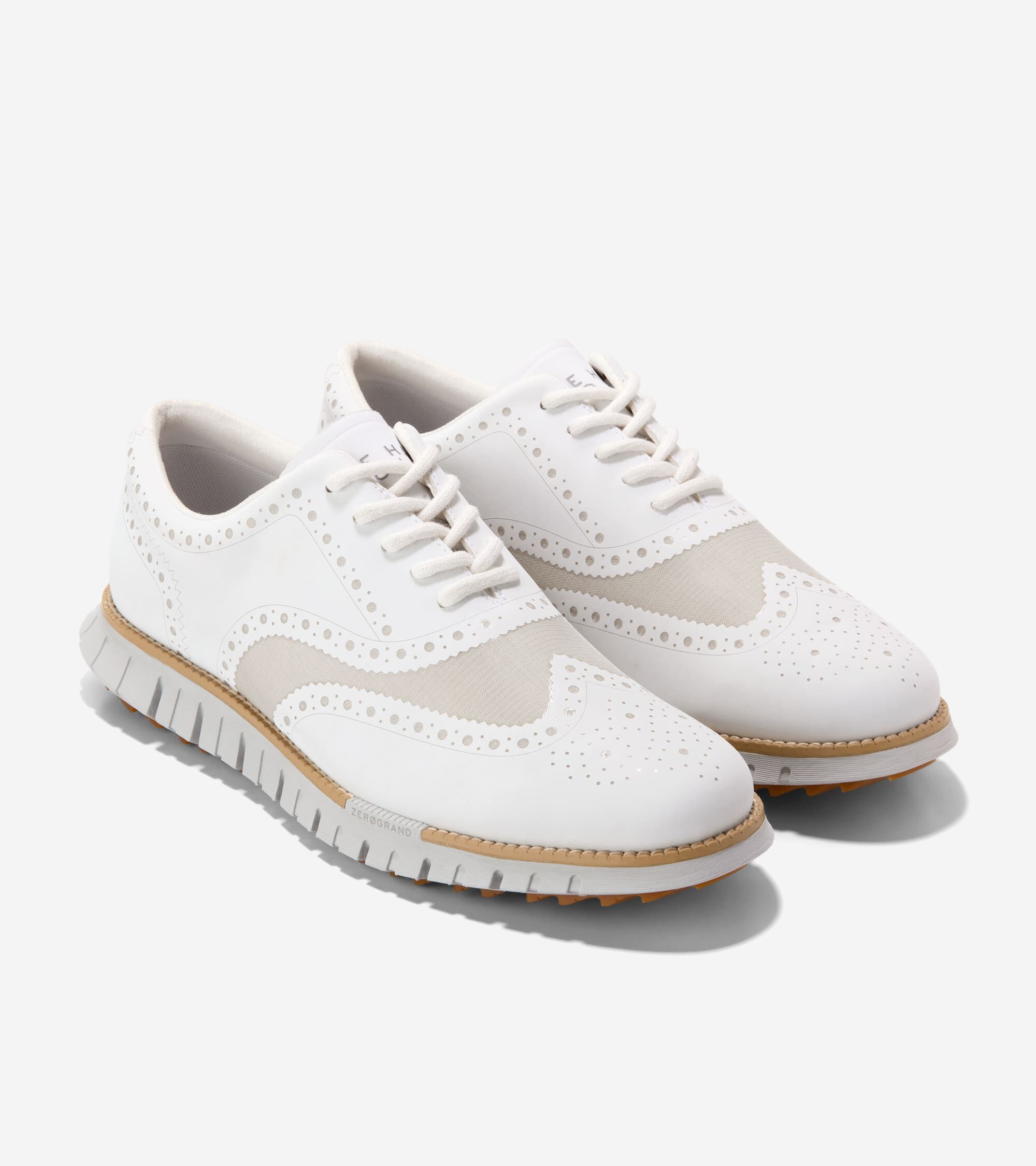 Men's ZERØGRAND Remastered No Sew Wingtip Waterproof Golf Shoes - Image 5