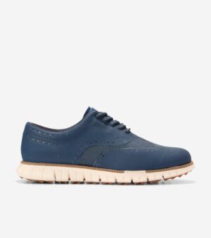 Men's ZER&Oslash;GRAND Remastered No Sew Wingtip Waterproof Golf Shoes