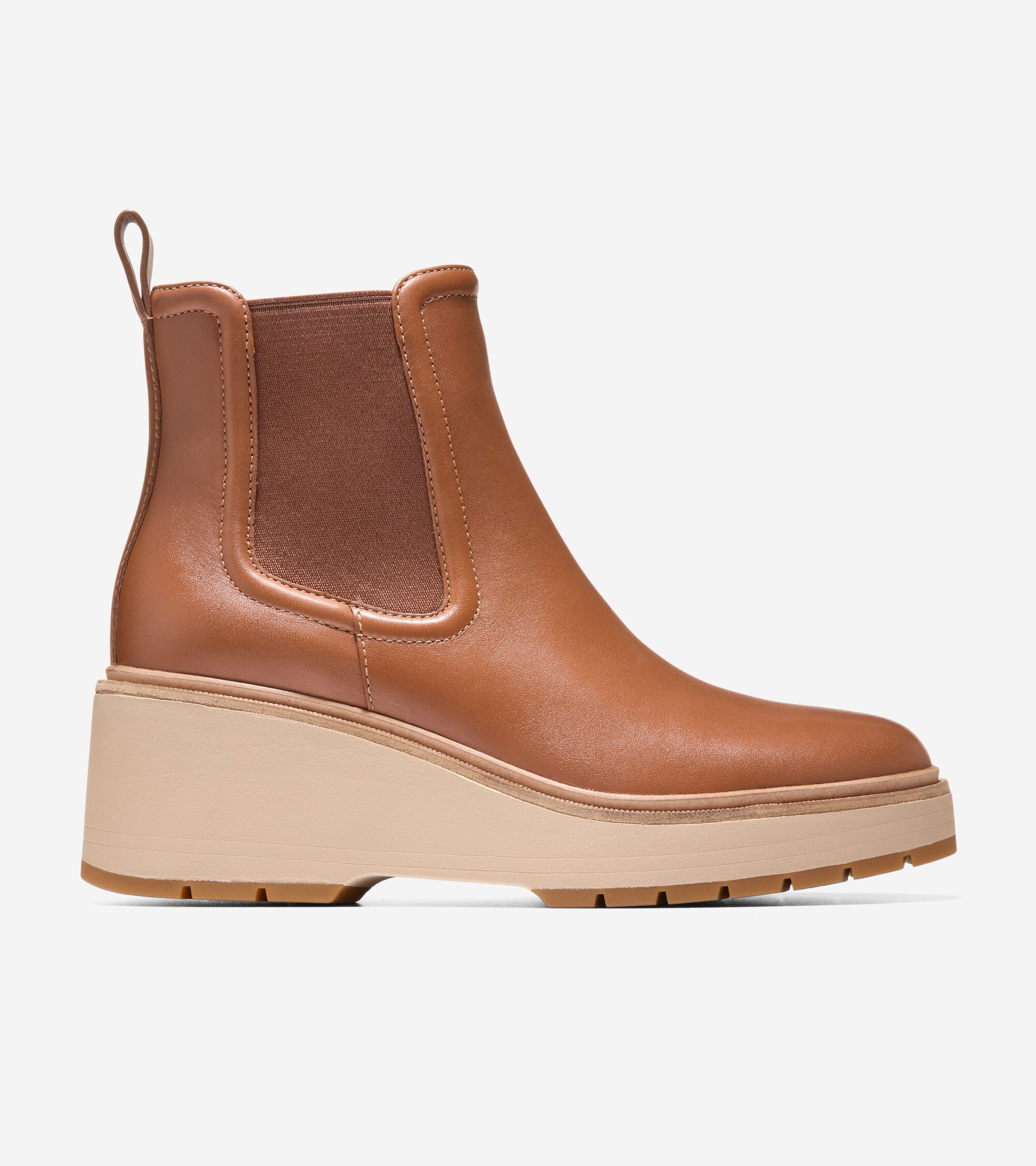 Women's ZERØGRAND Cityquest Waterproof Wedge Boots