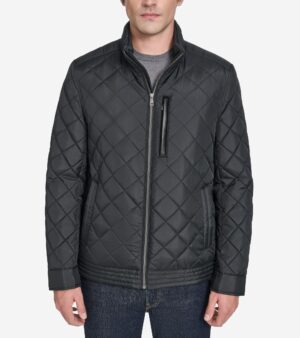 Men's Modern Quilted Bomber Jacket
