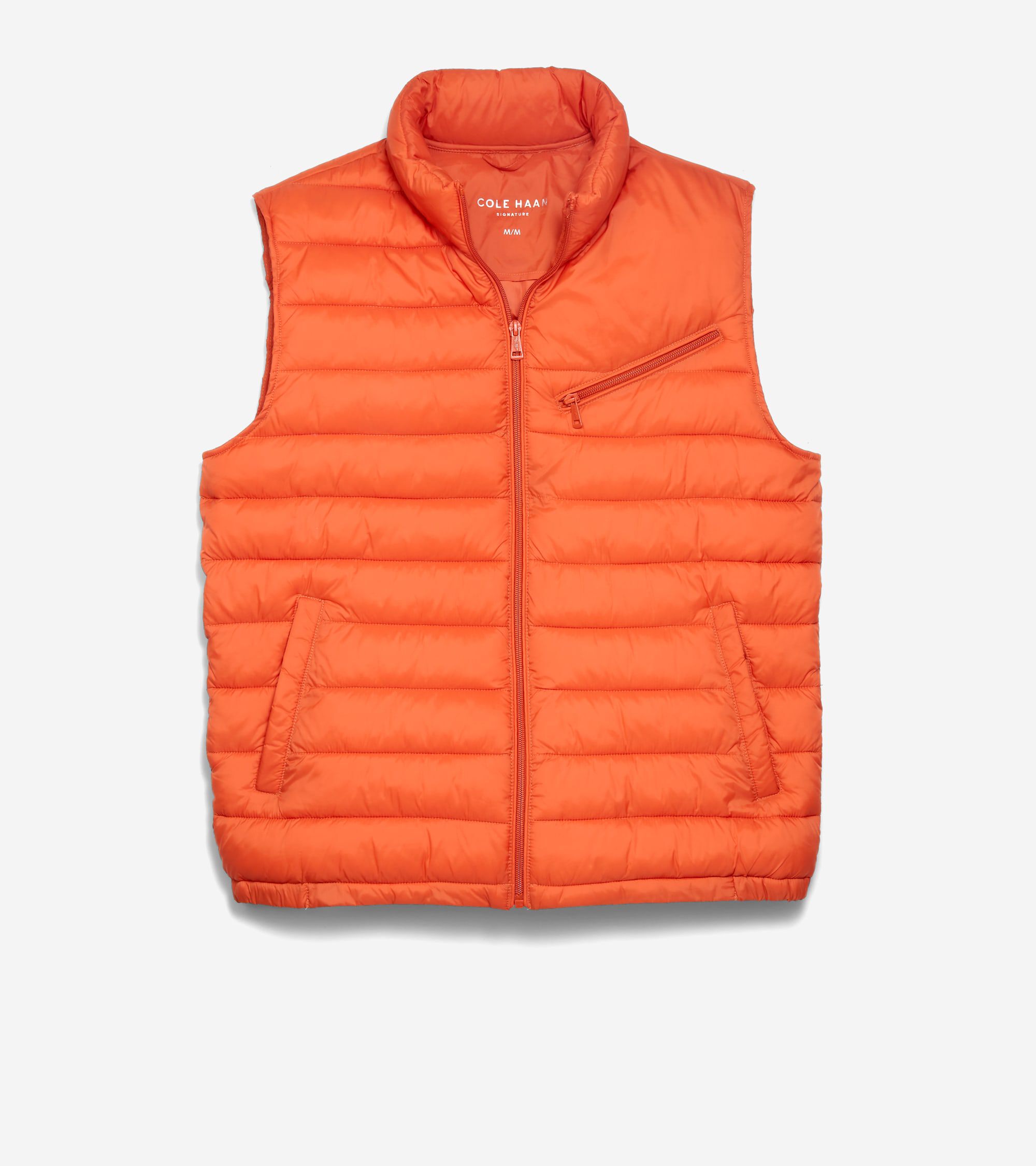 Men's Zip Front Quilted Vest - Image 2