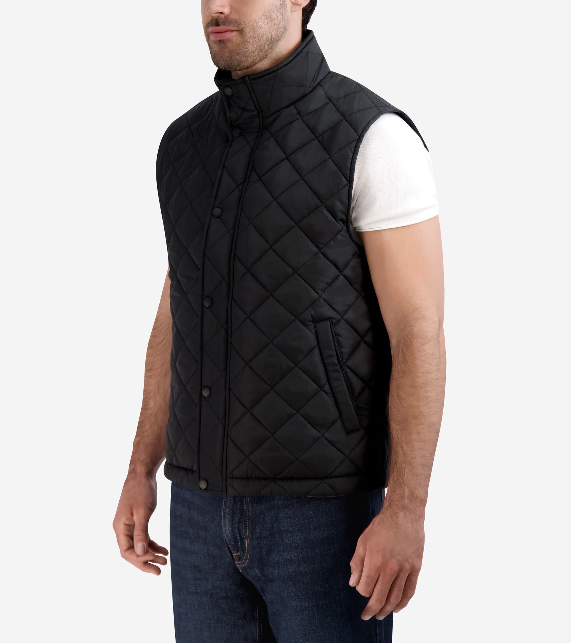 Men's Diamond-Quilted Vest