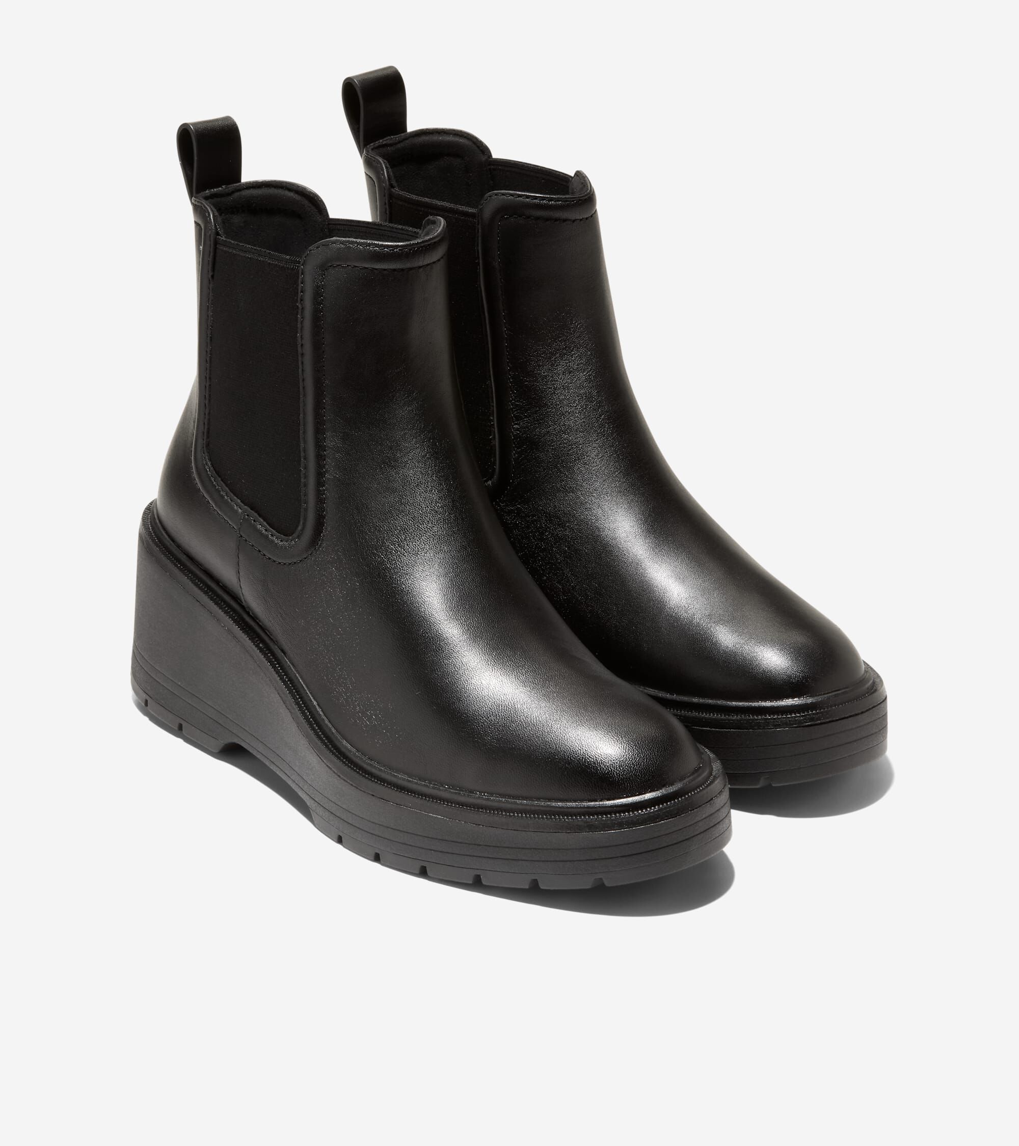 Women's ZERØGRAND Cityquest Waterproof Wedge Boots - Image 5