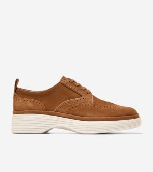 Women's &Oslash;riginalGrand City Platform Wingtip Oxfords