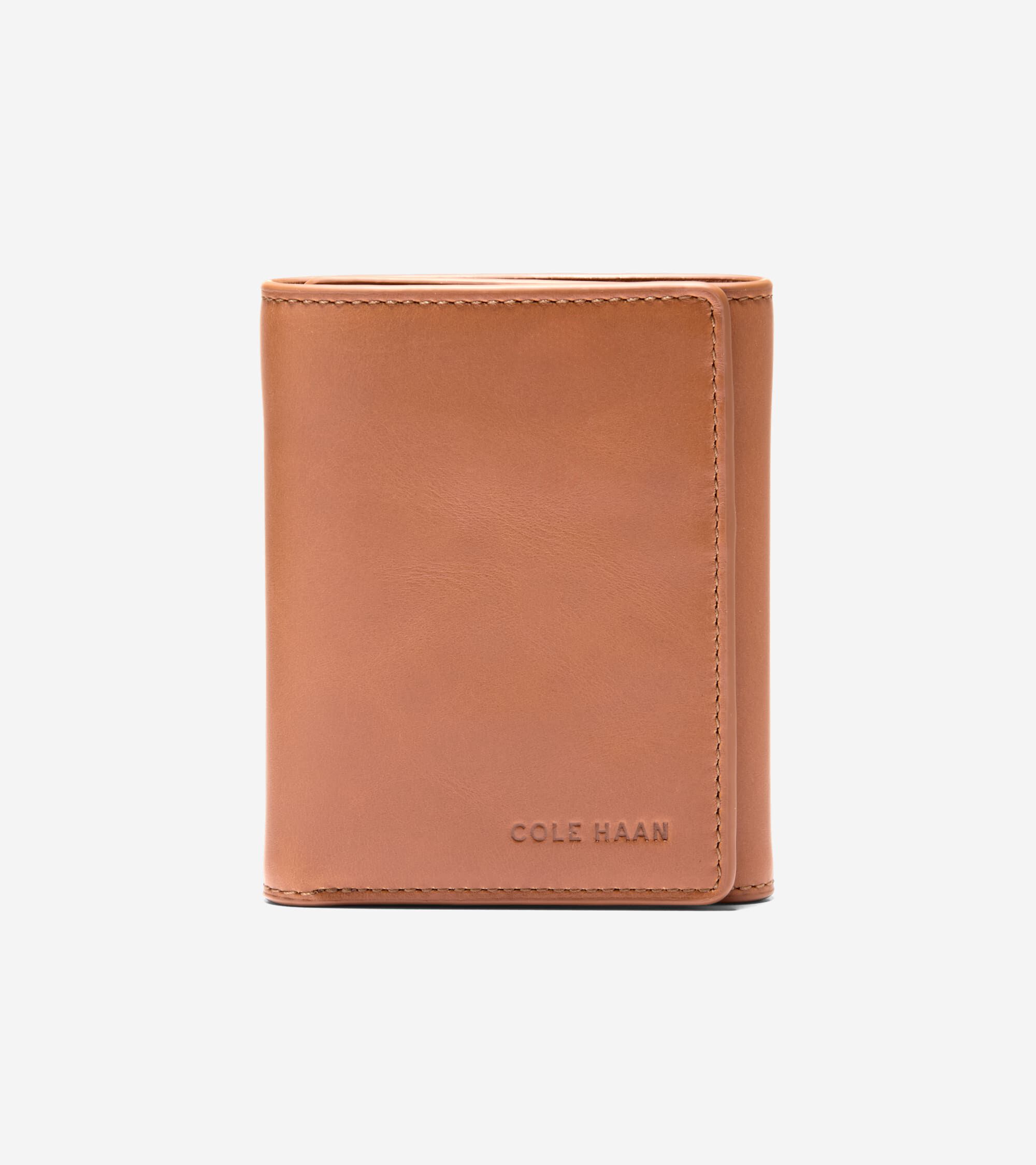 Men's Leather Trifold Wallet