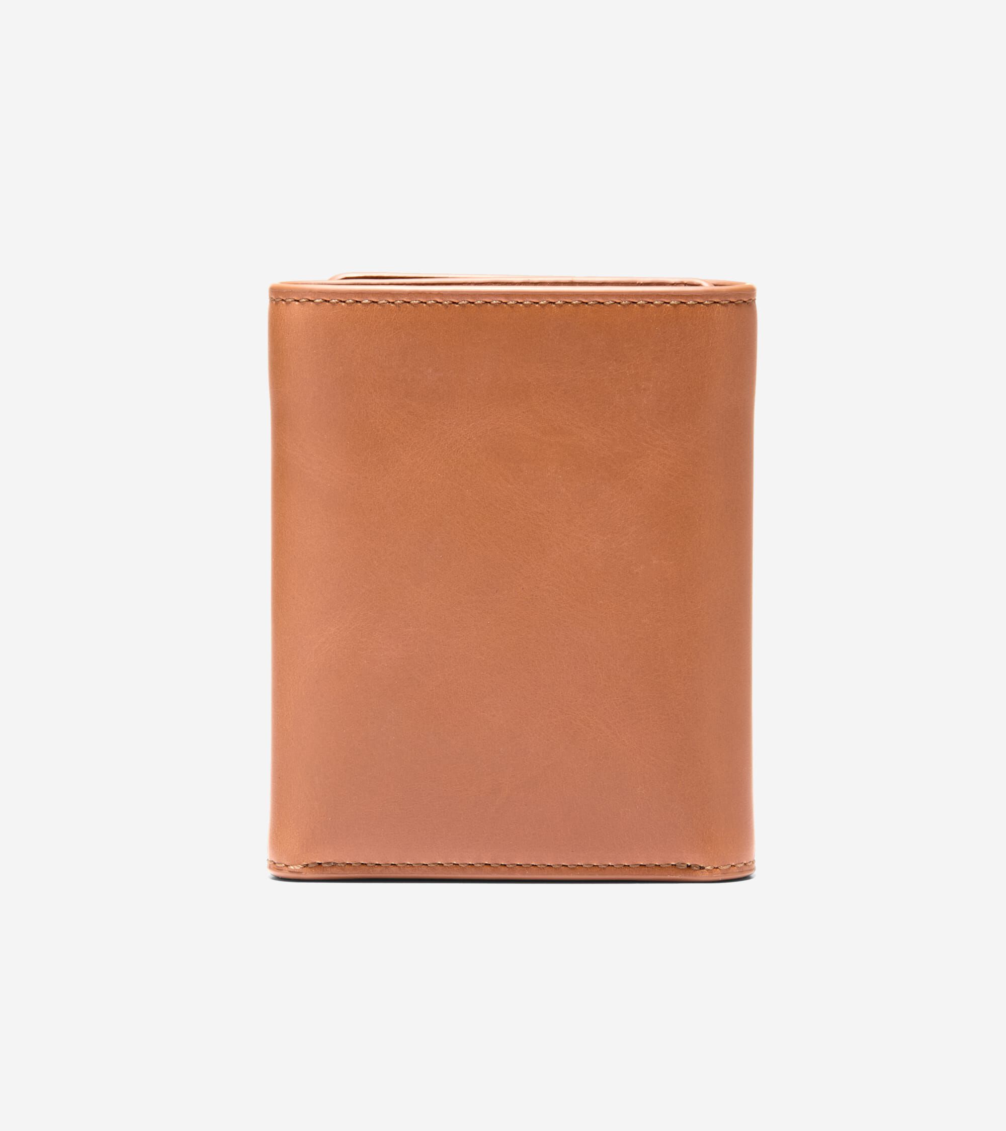 Men's Leather Trifold Wallet - Image 2