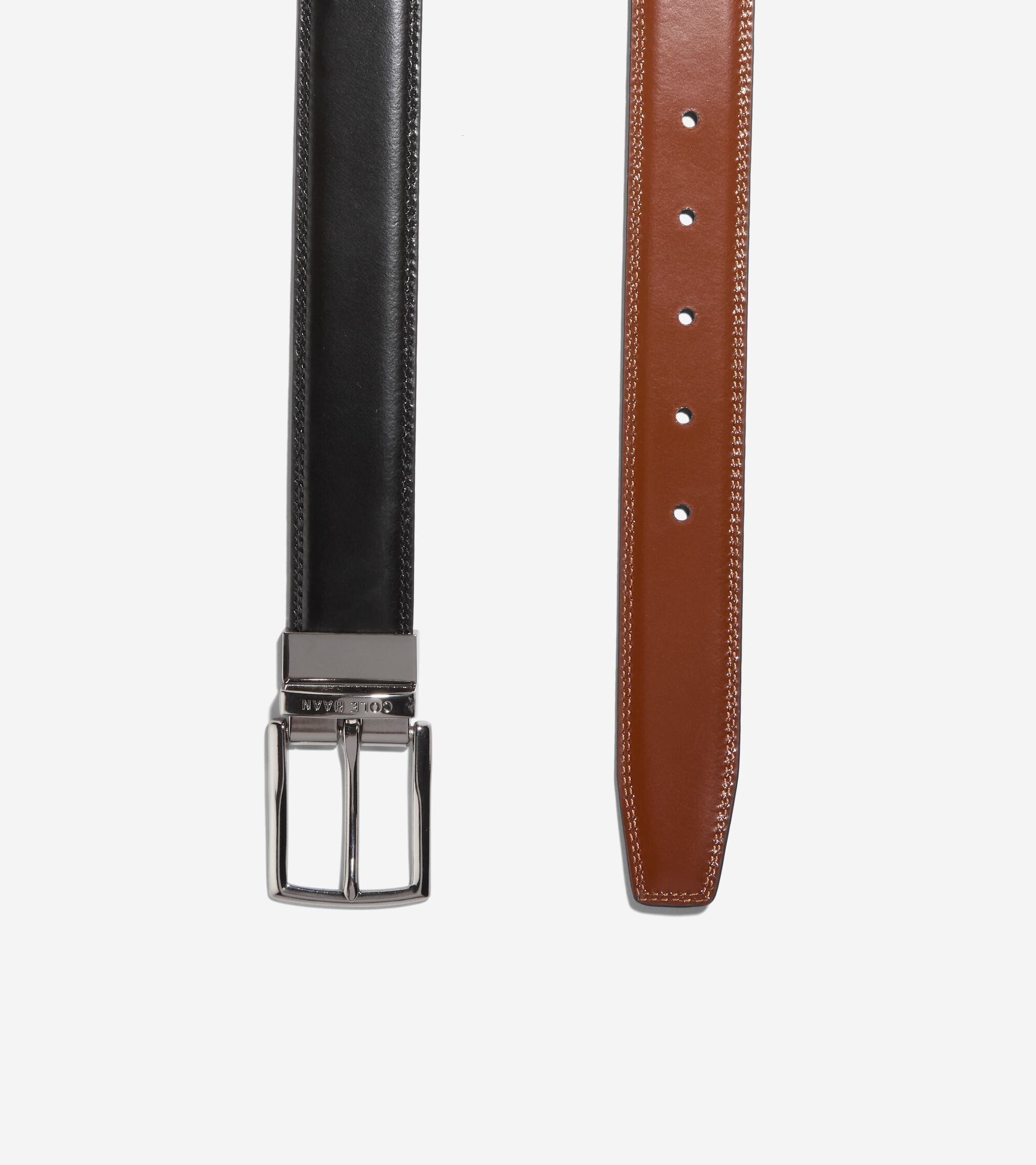 Men's Classic Reversible Leather Belt - Image 2