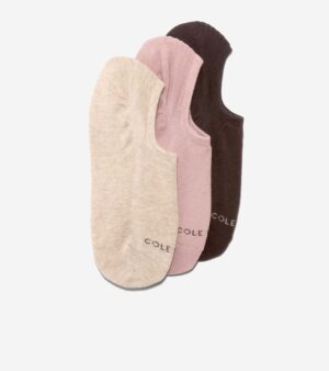 Women's 3-Pair Solid Sneaker Liner Socks