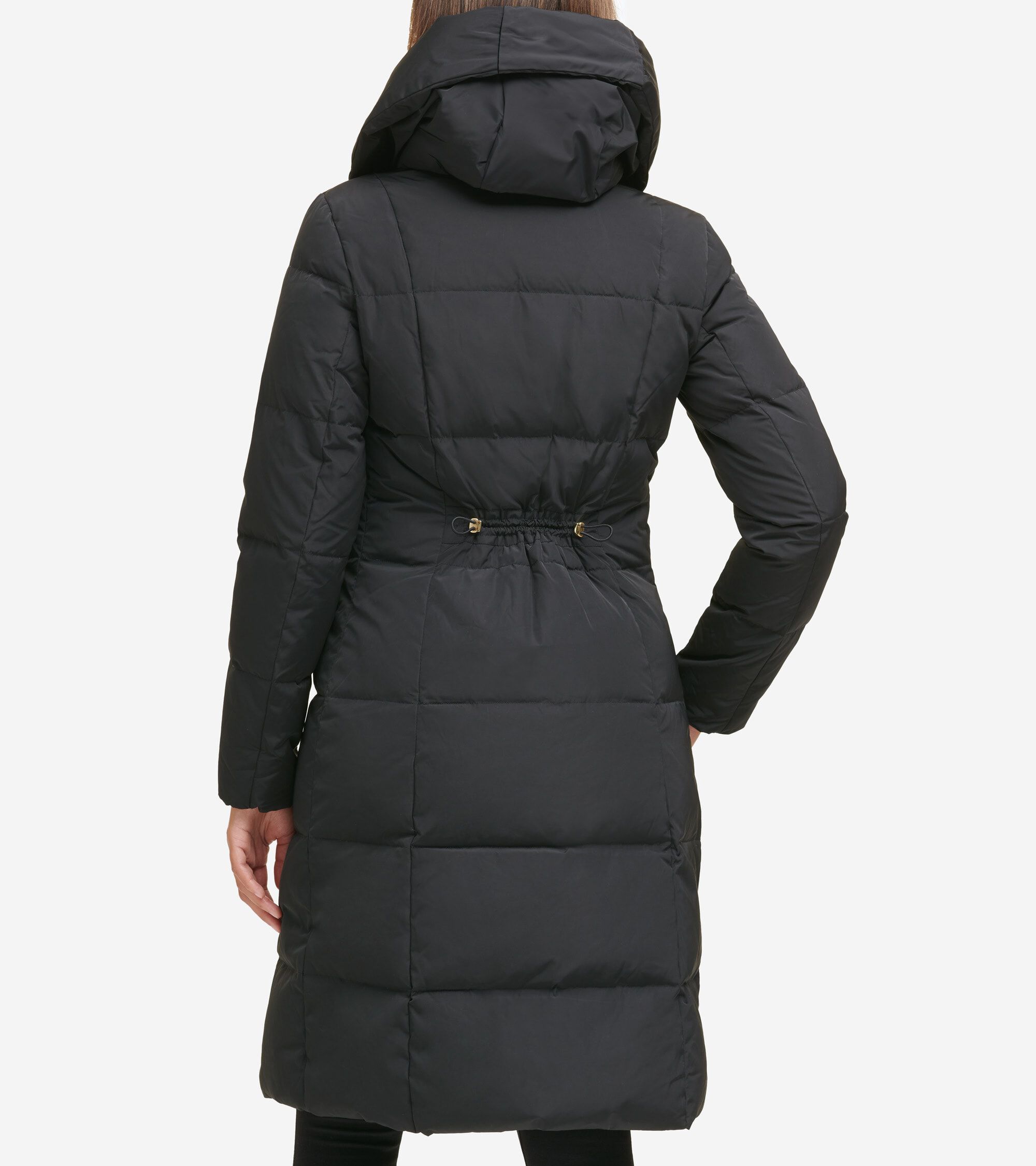 Women's Signature Asymmetrical Collar Convertible Coat 40in - Image 3