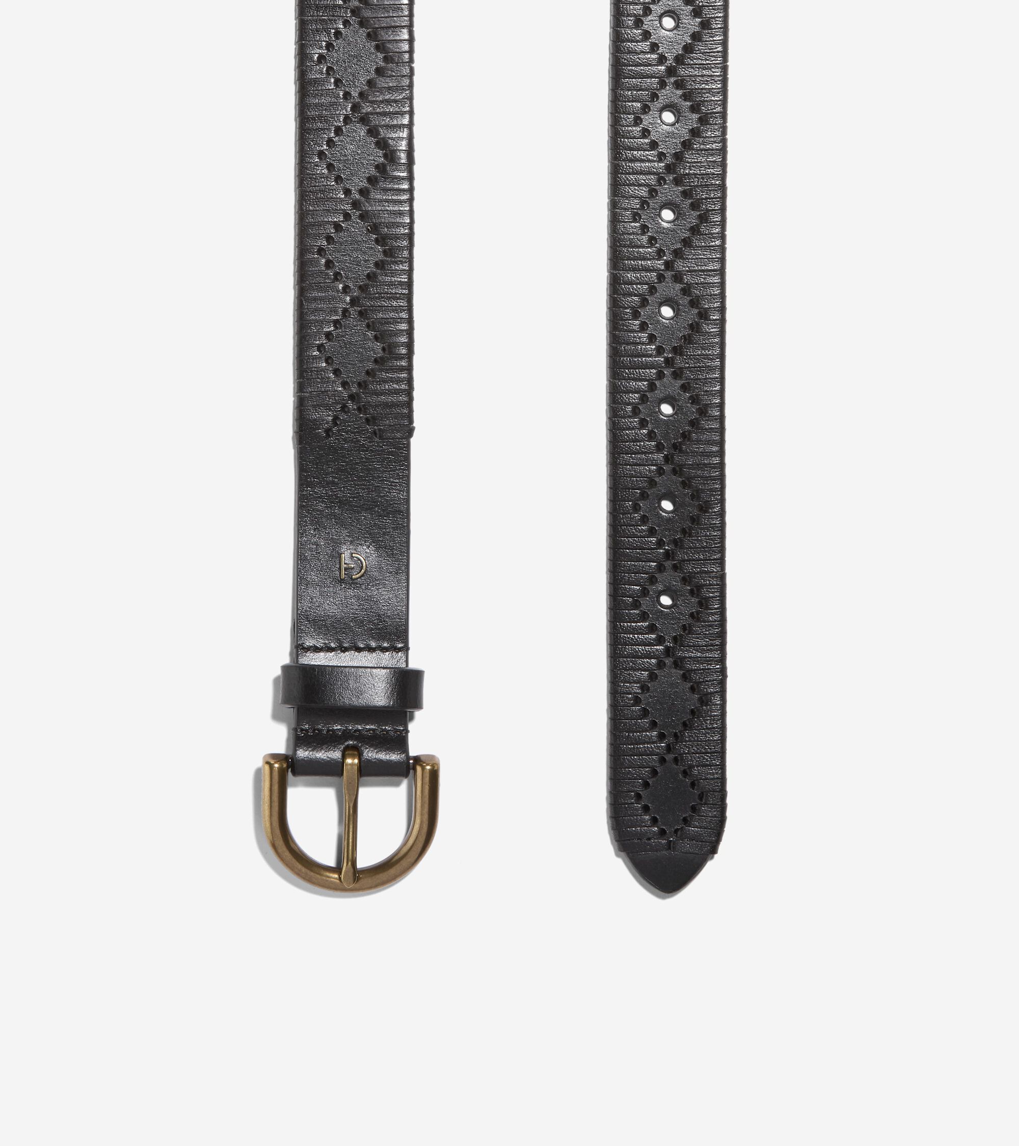 Women's Hand Laced Leather Belt - Image 2