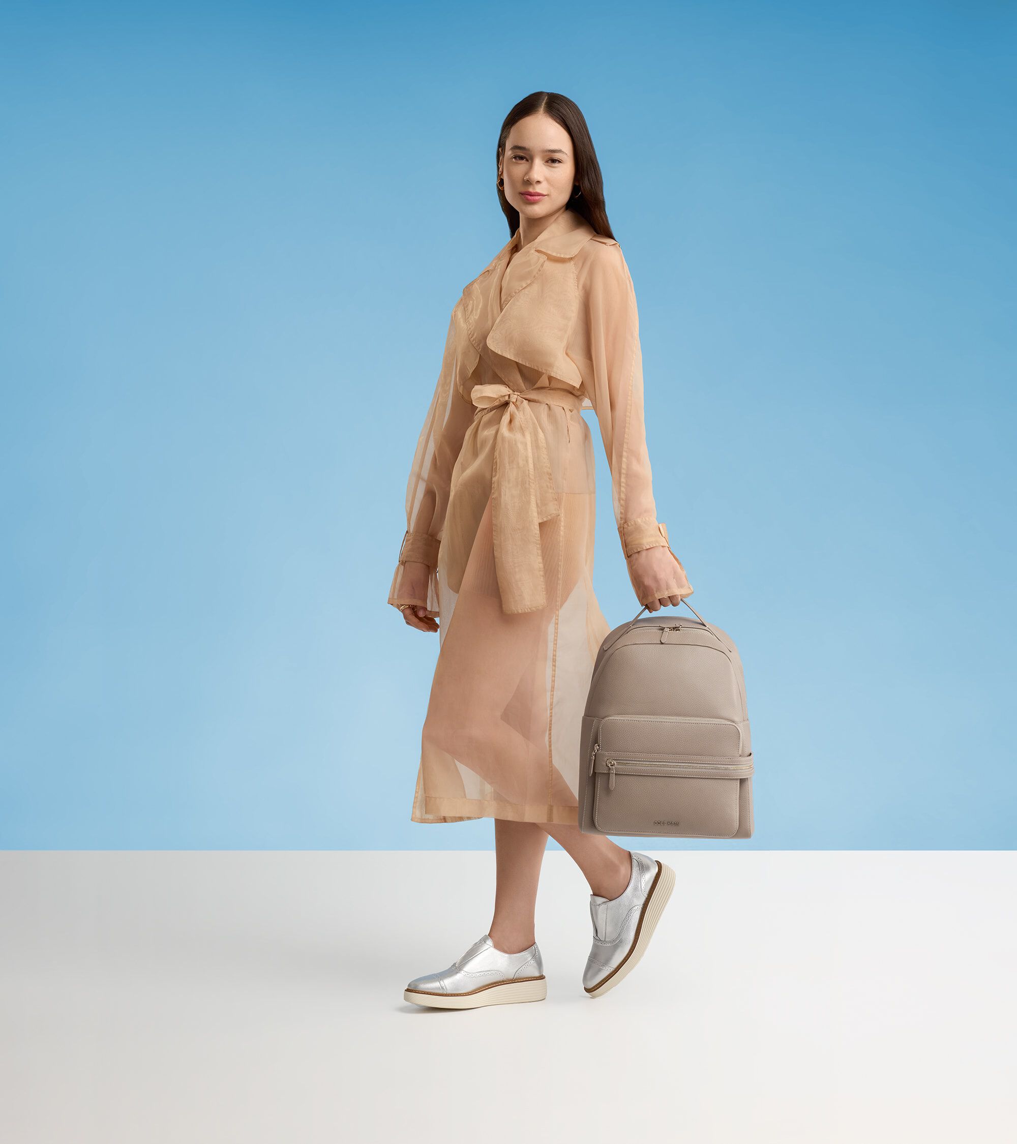 Women's Davis Leather Backpack - Image 2
