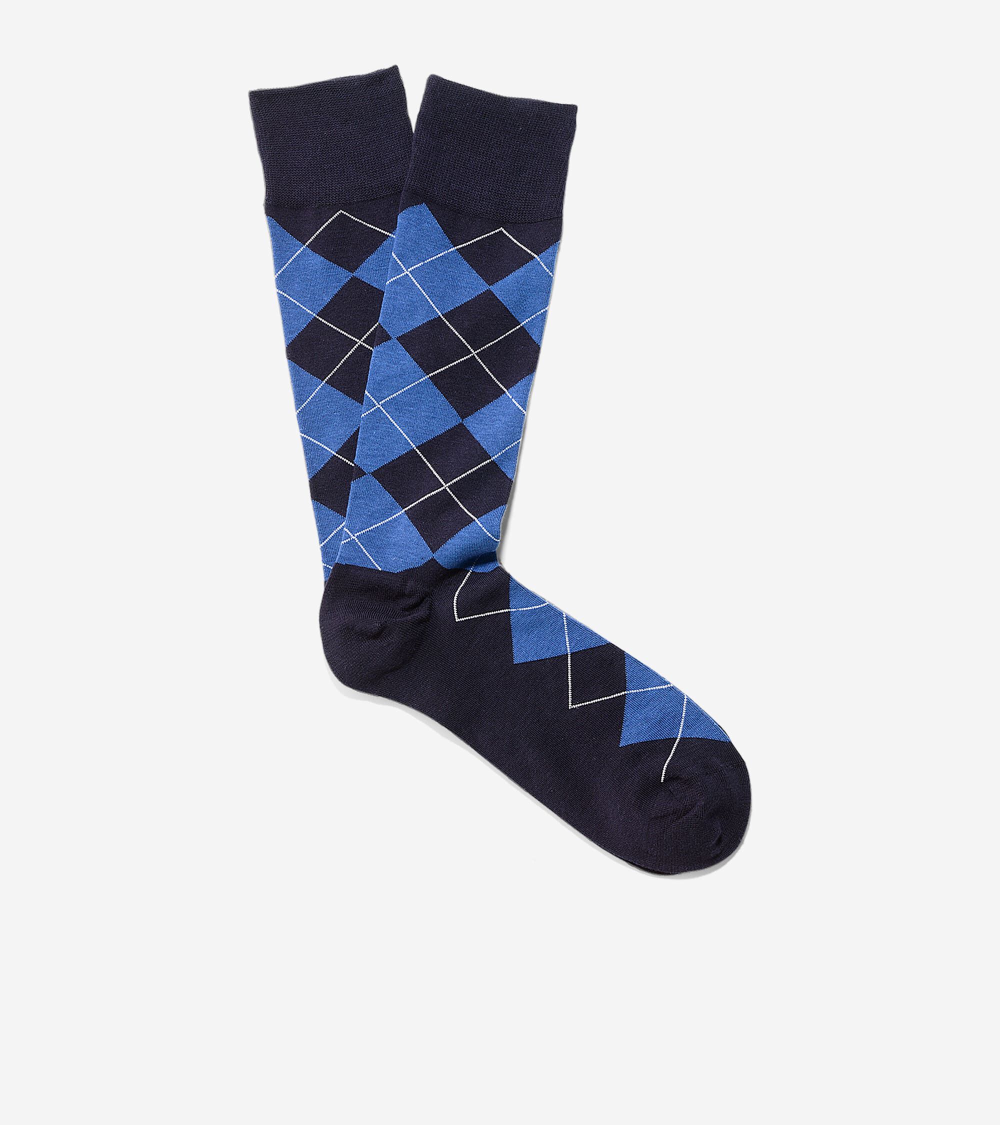 Men's Classic Argyle Crew Socks - Image 2