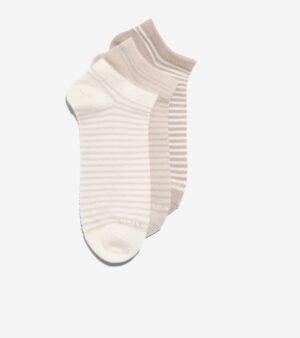 Women's 3-Pair Textured Stripe Super Soft Low Cut Socks