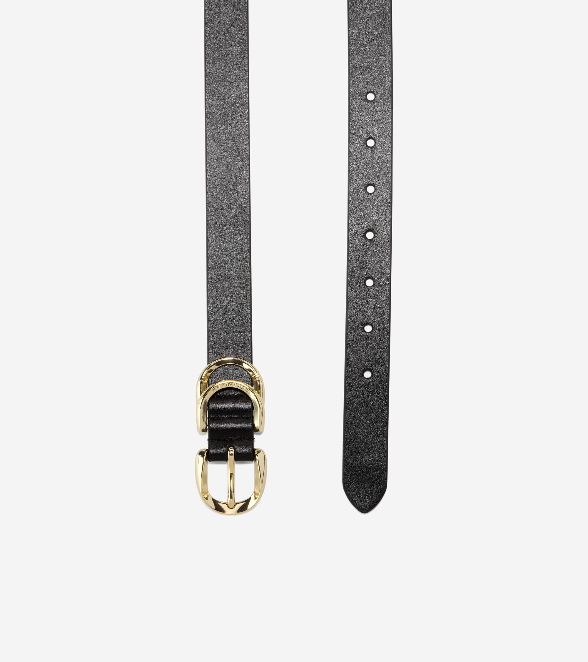Women's 25mm Slim Double Loop Belt - Image 2
