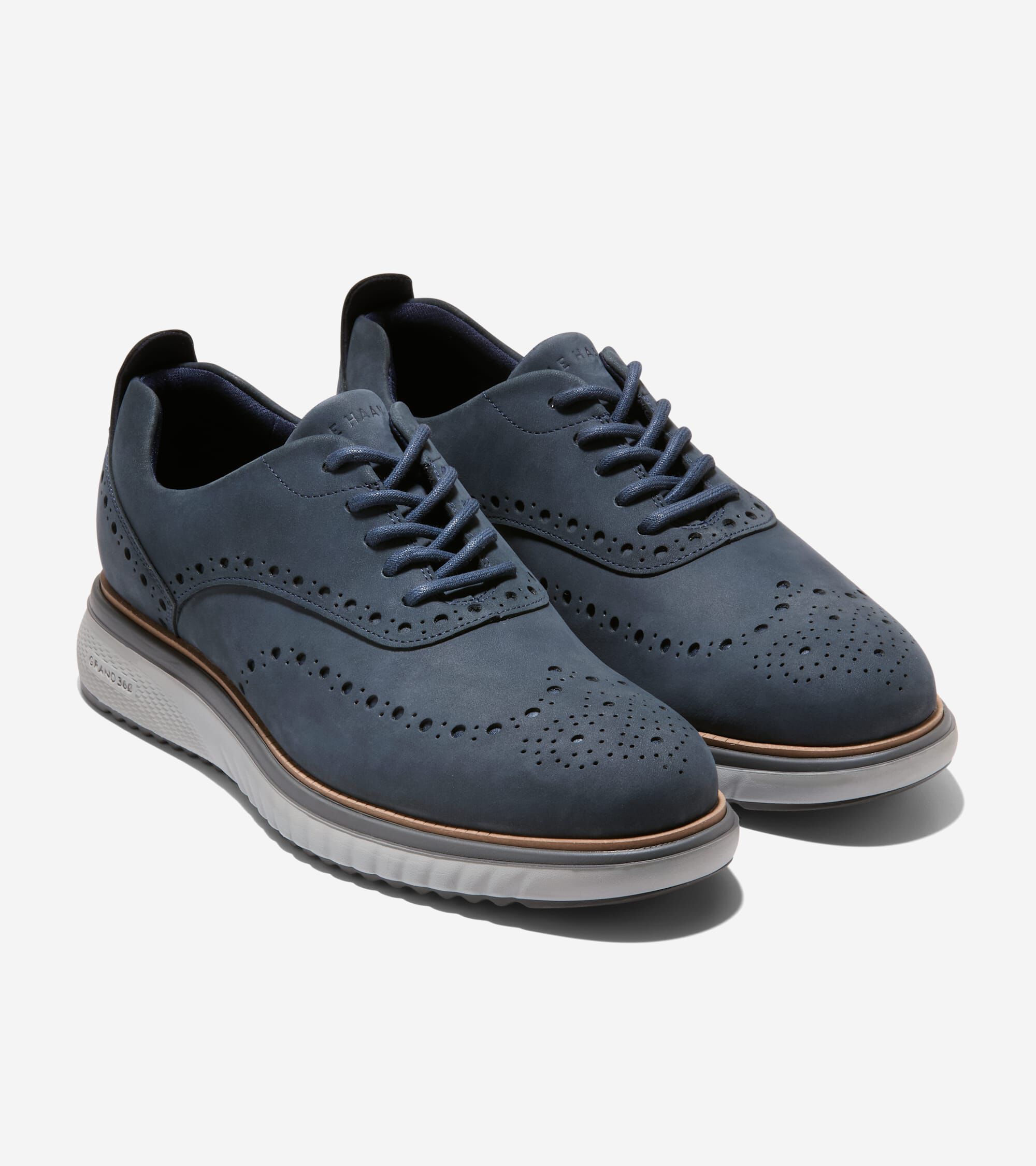 Men's ZERØGRAND Eon Wingtip Oxfords - Image 5