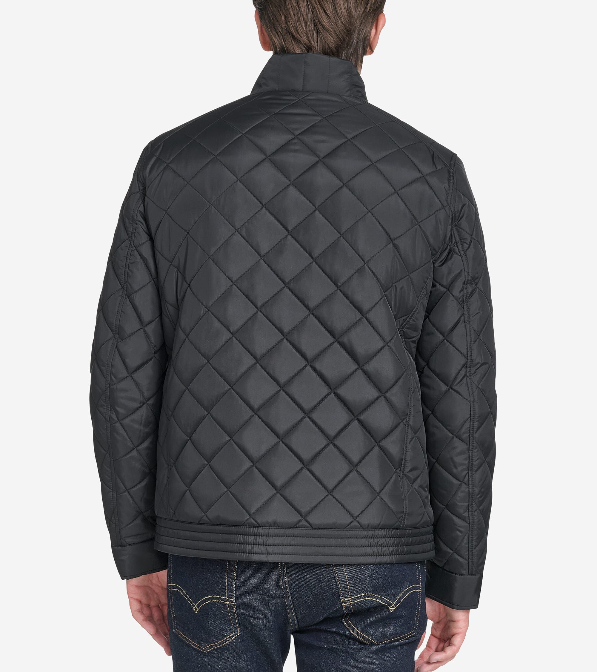 Men's Modern Quilted Bomber Jacket - Image 2