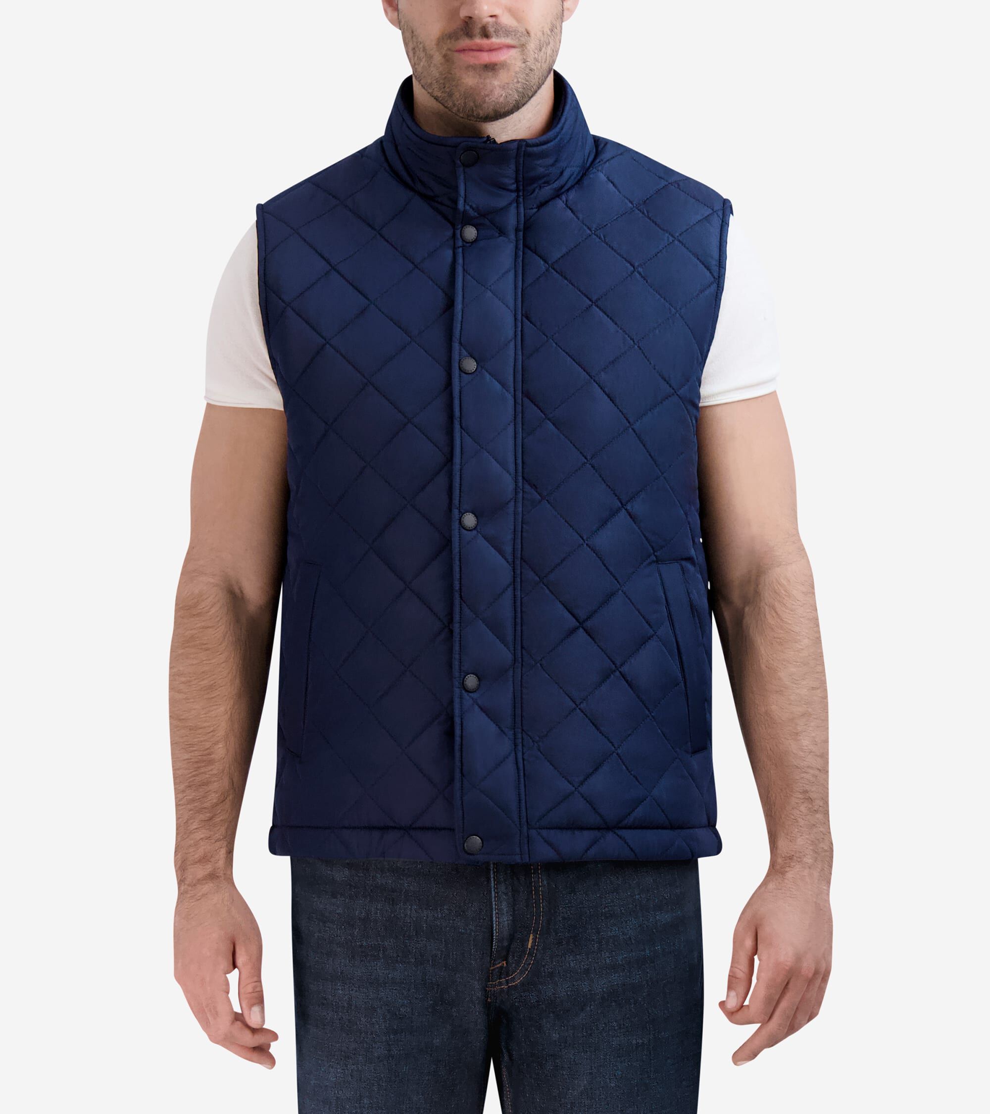 Men's Diamond-Quilted Vest