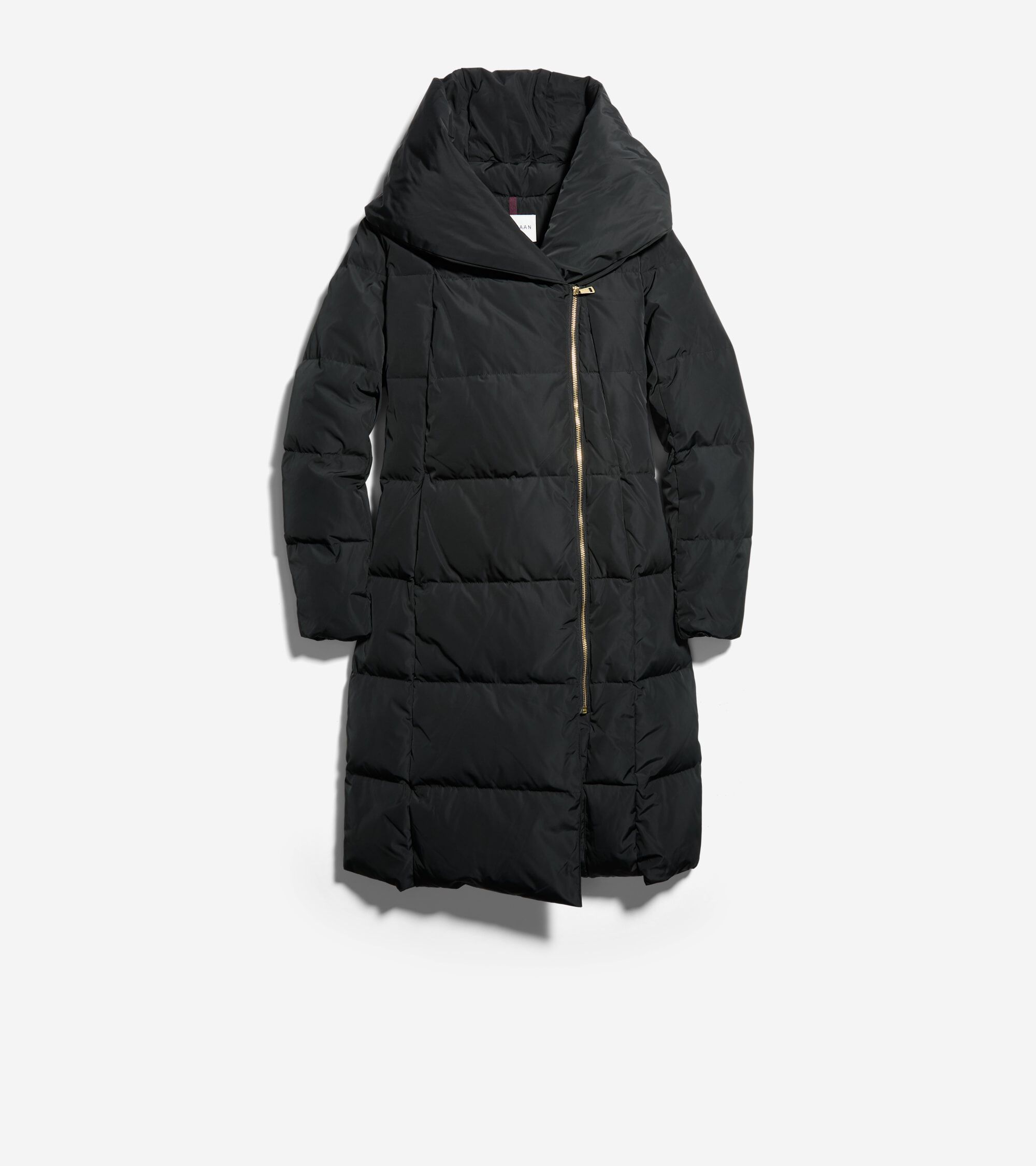 Women's Signature Asymmetrical Collar Convertible Coat 40in - Image 2