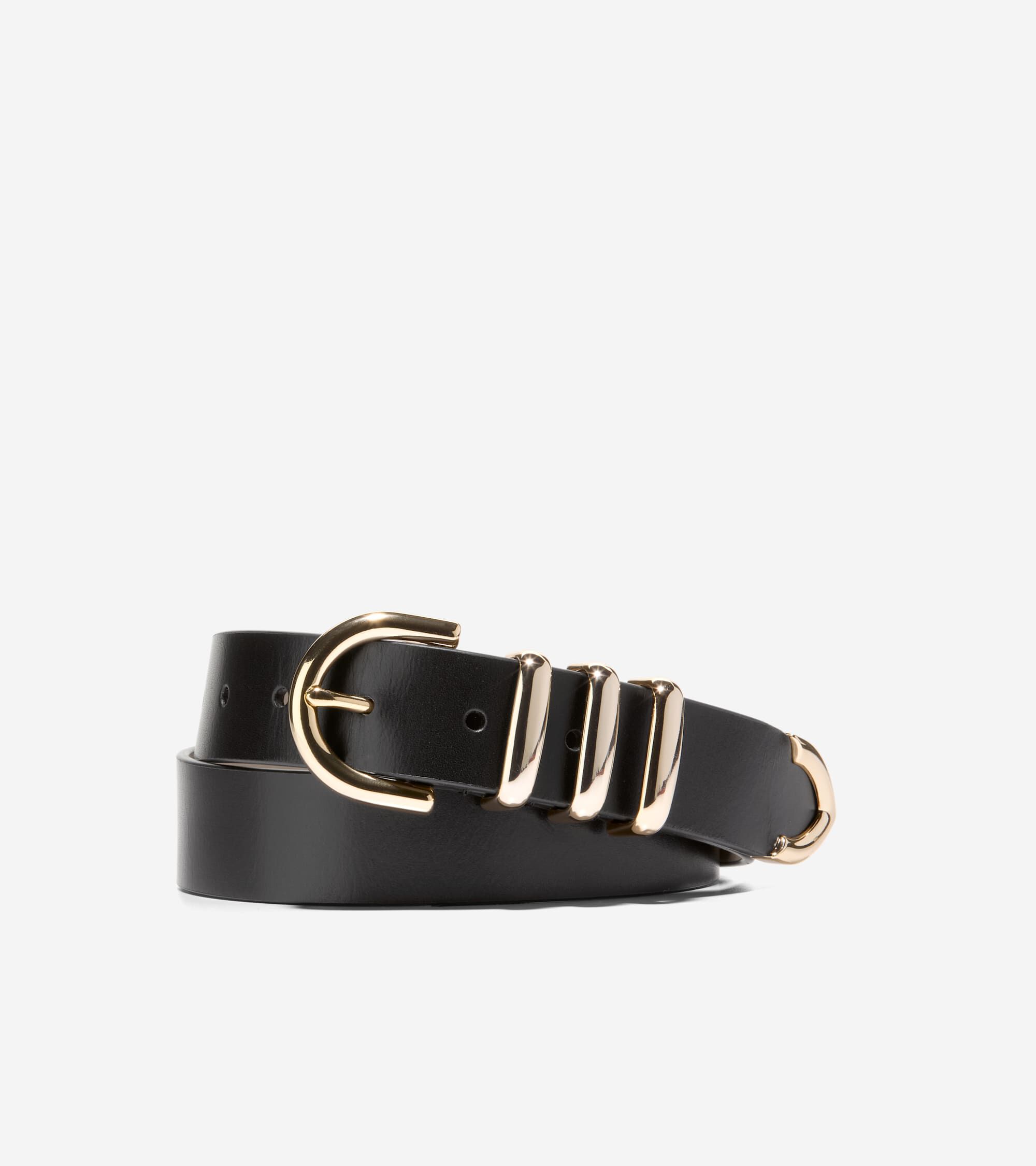 Beveled Edge Modern 3PC Belt Set