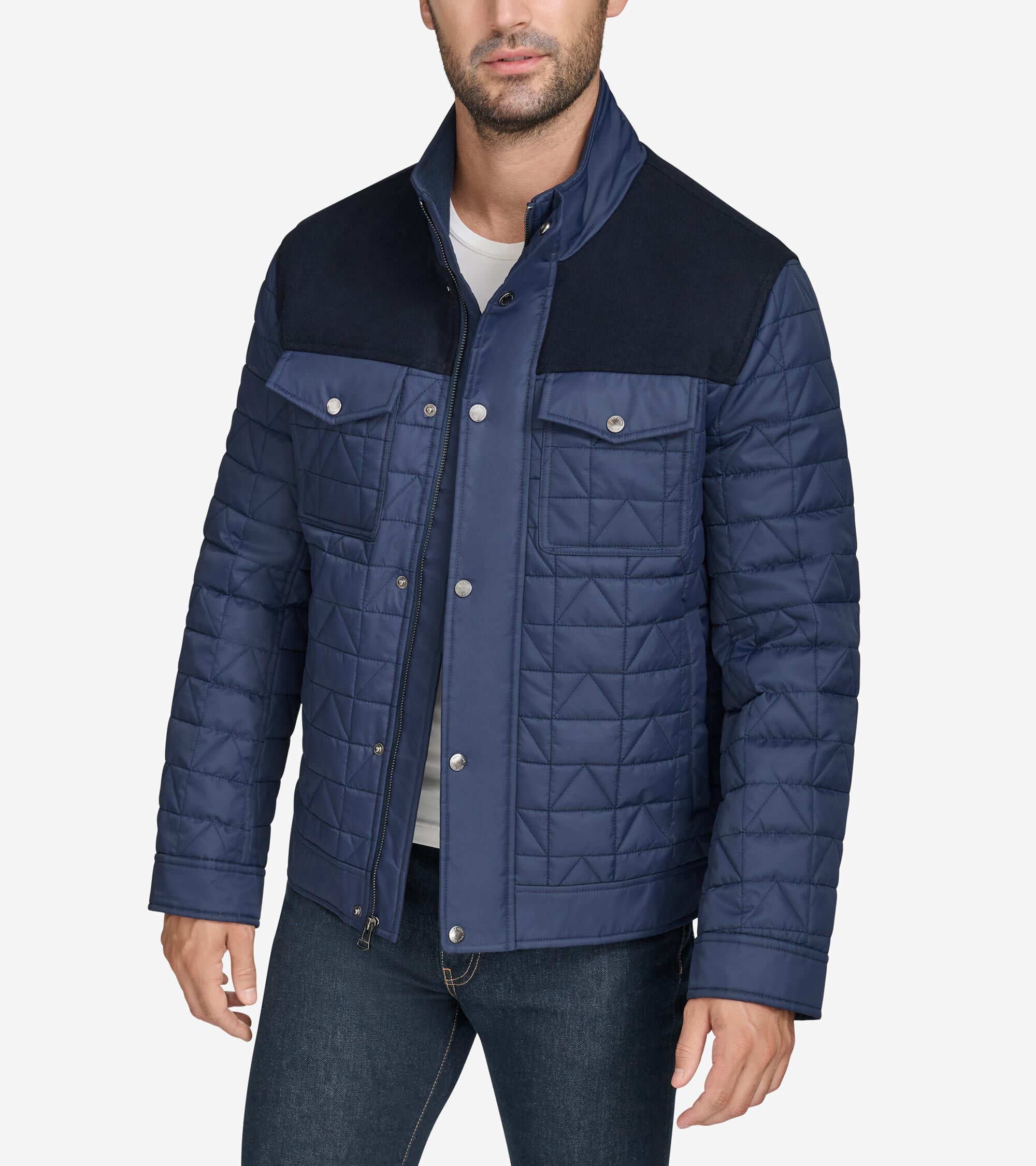 Men's Triangle Quilted Vest