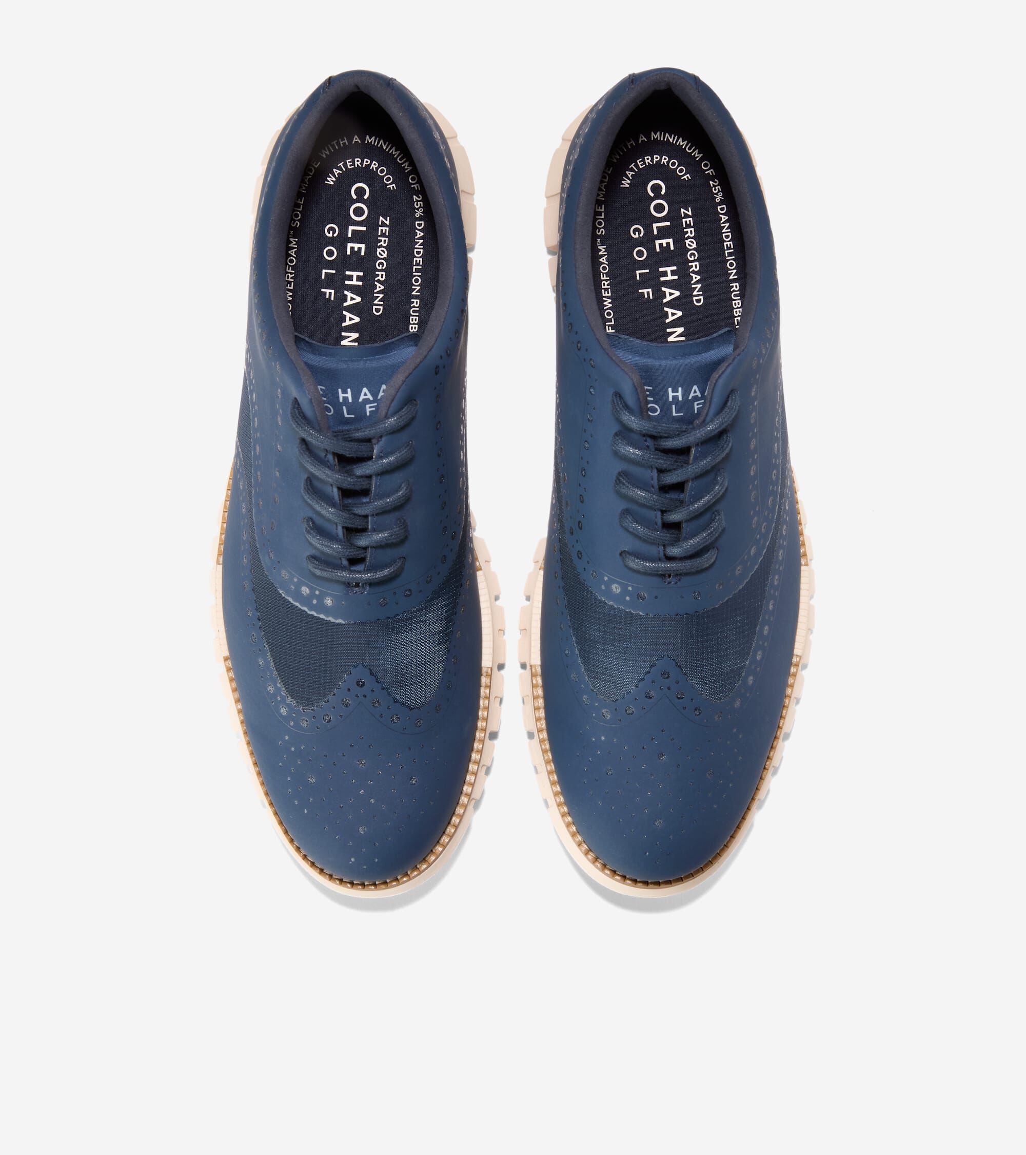 Men's ZERØGRAND Remastered No Sew Wingtip Waterproof Golf Shoes - Image 4